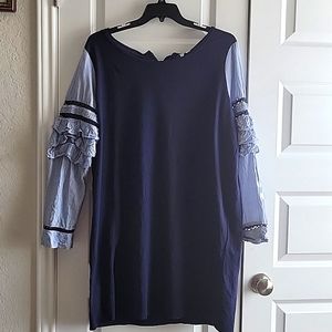 Crown and Ivy, Navy dress.